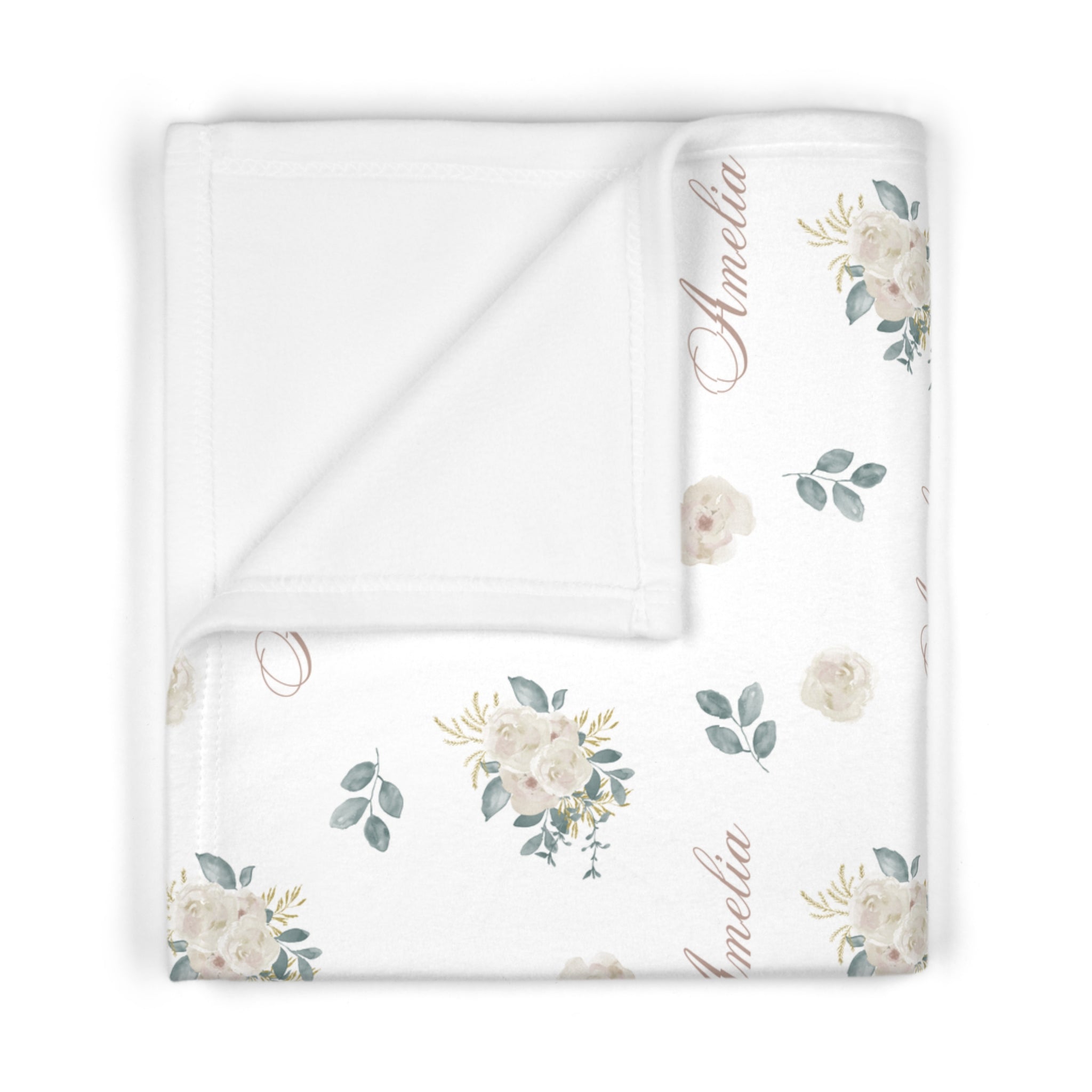 Garden Rose Girl Blanket