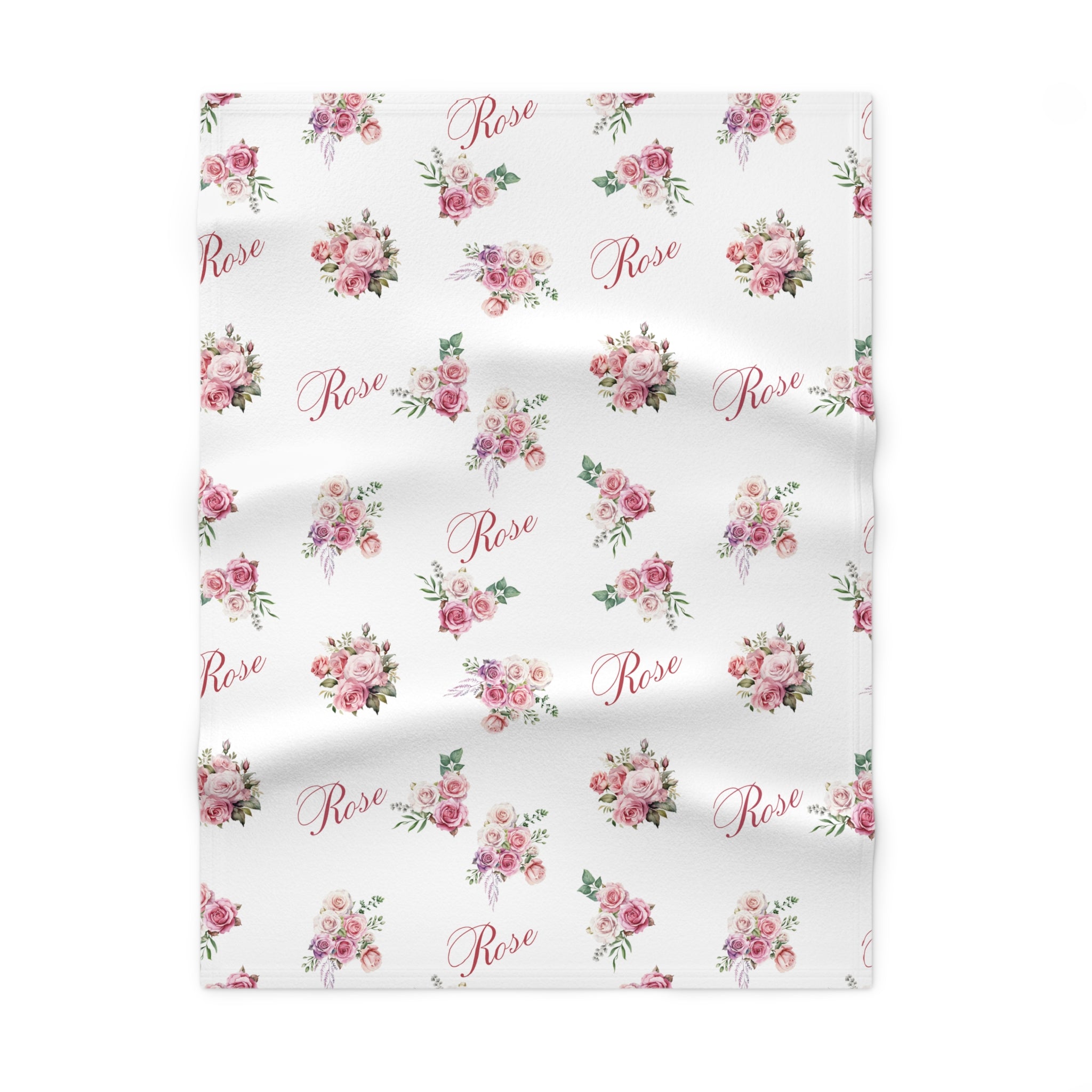 Light Pink Rose Girl Blanket