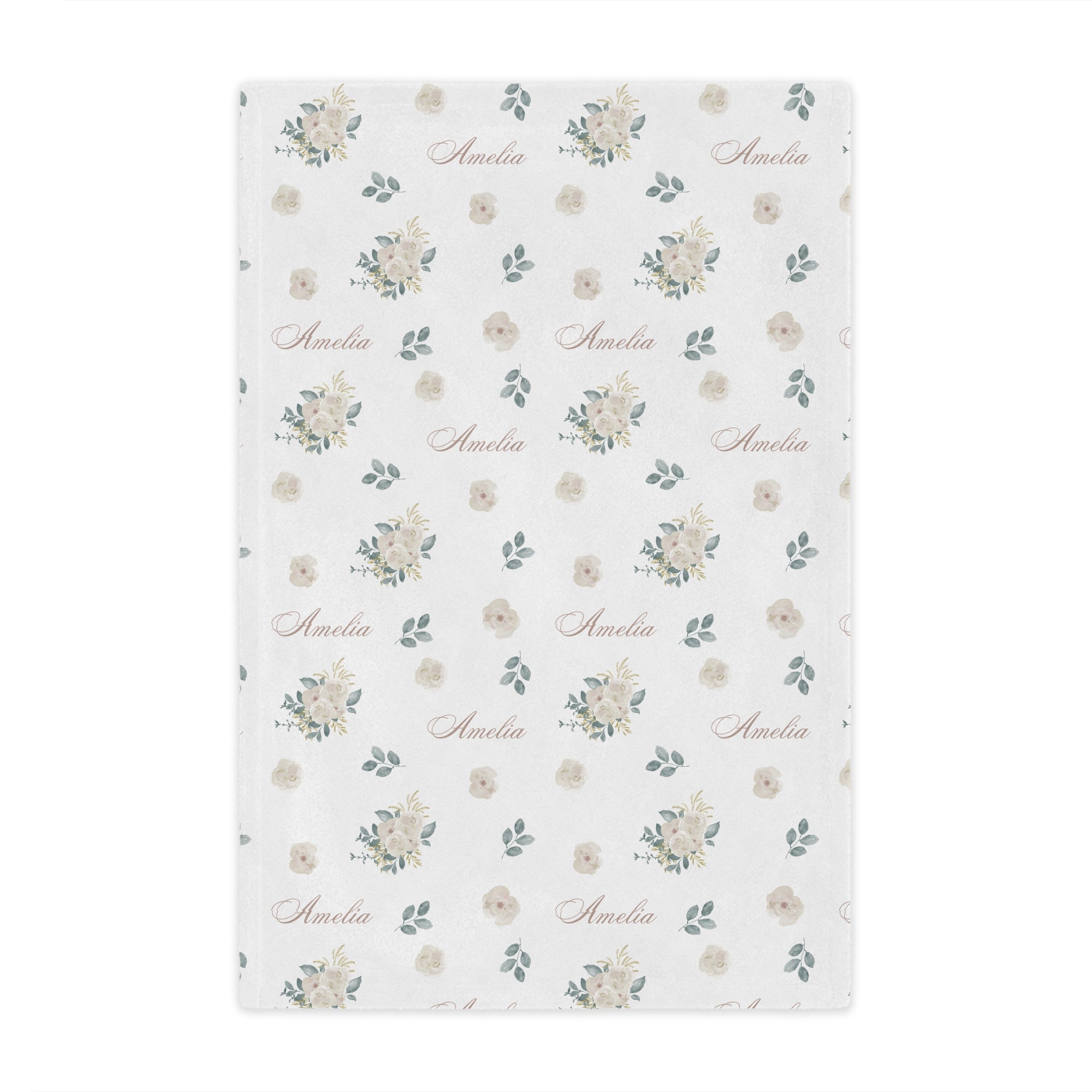 Garden Rose Girl Minkey Blanket