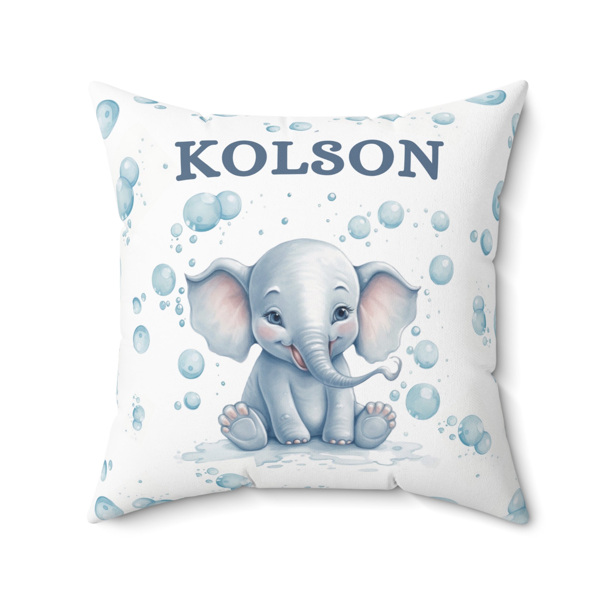 Elephant Unisex Spun Polyester Square Pillow