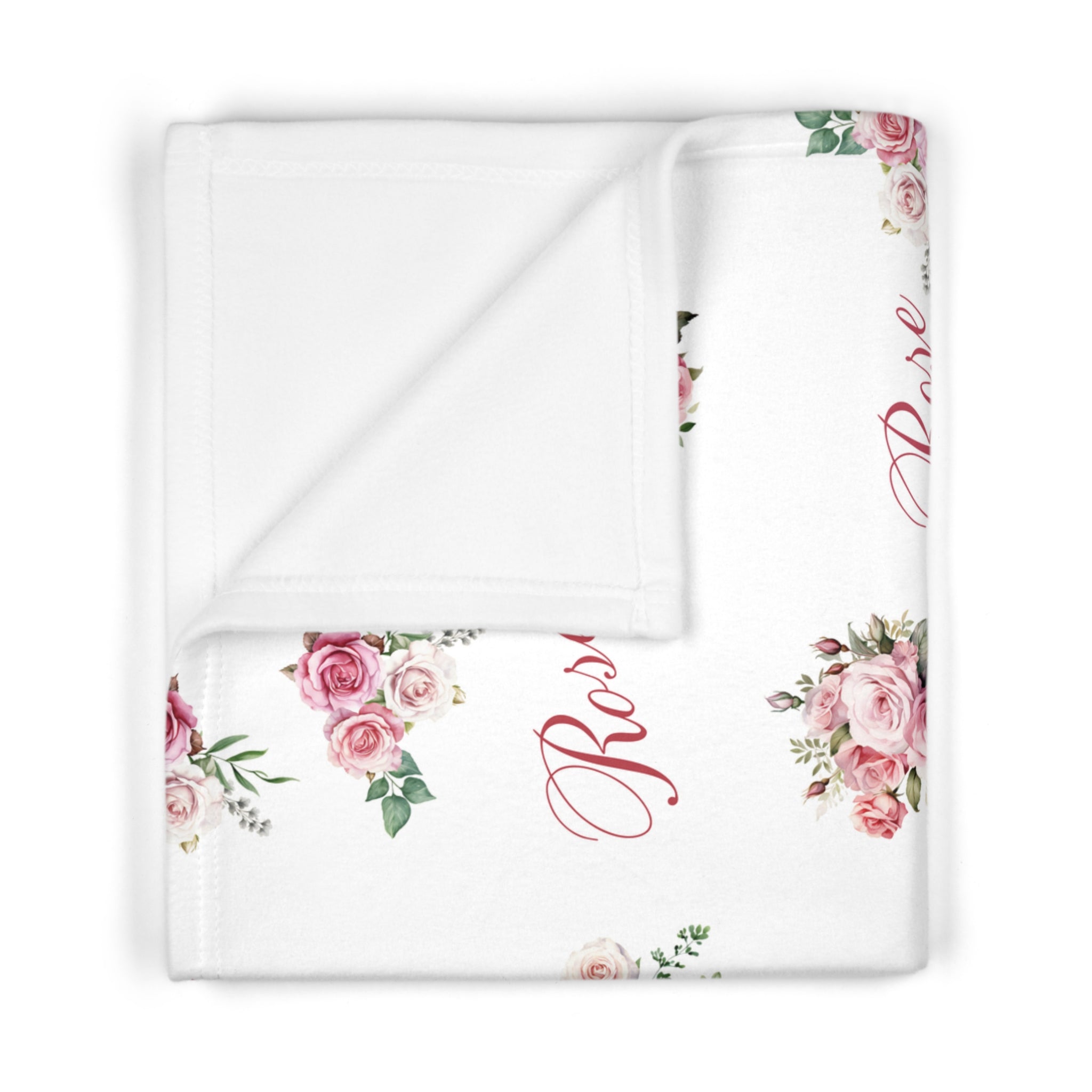 Light Pink Rose Girl Blanket