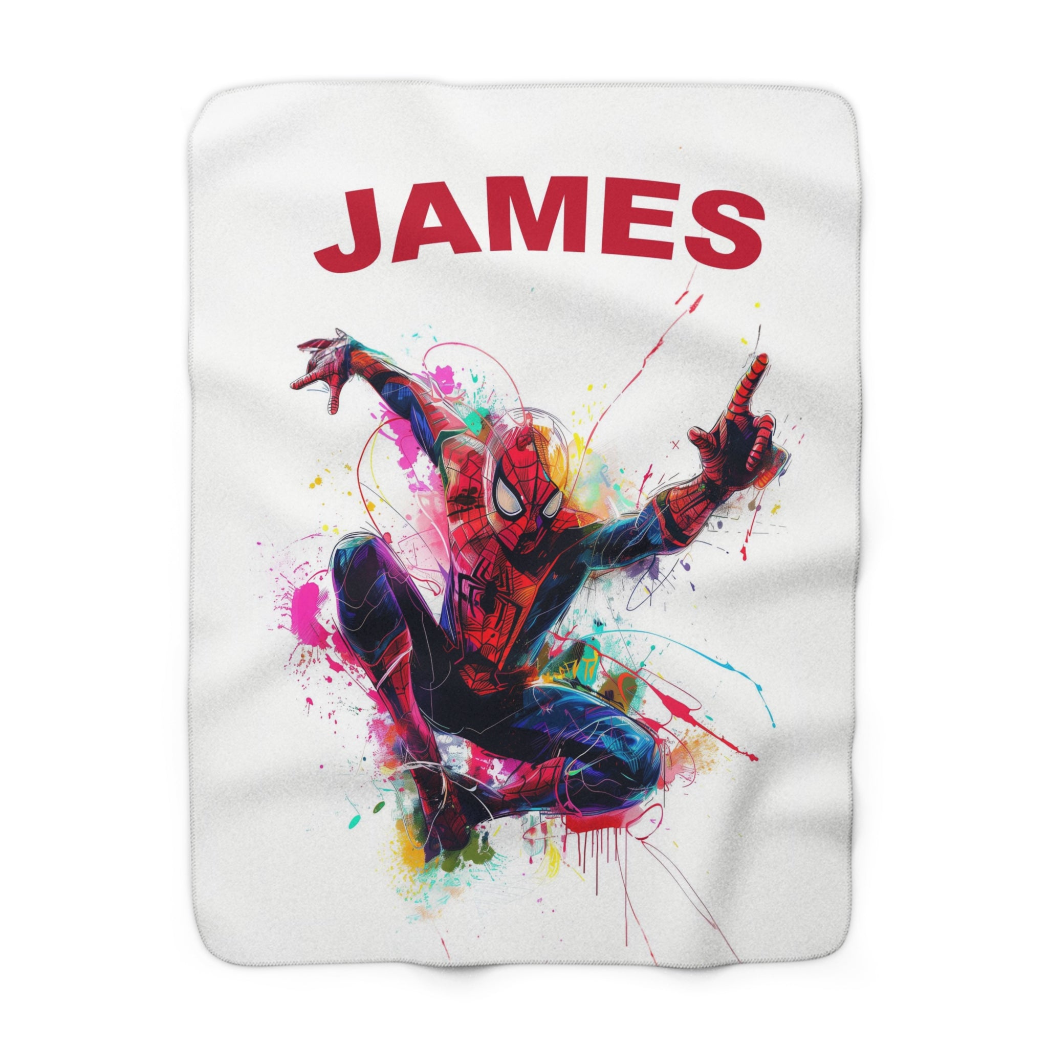 Jumping spiderman Artistic Blanket