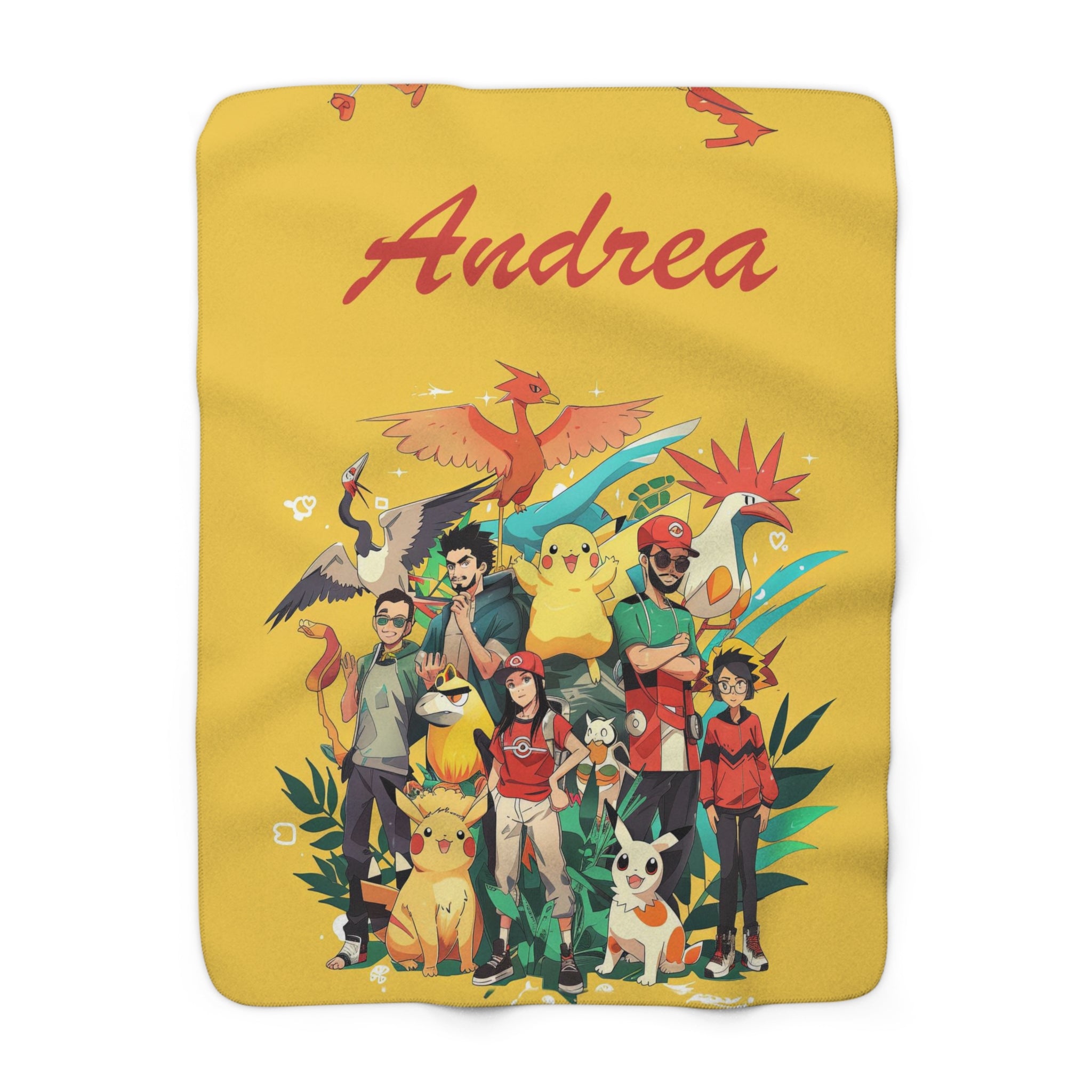 Pokemon team Artistic Blanket