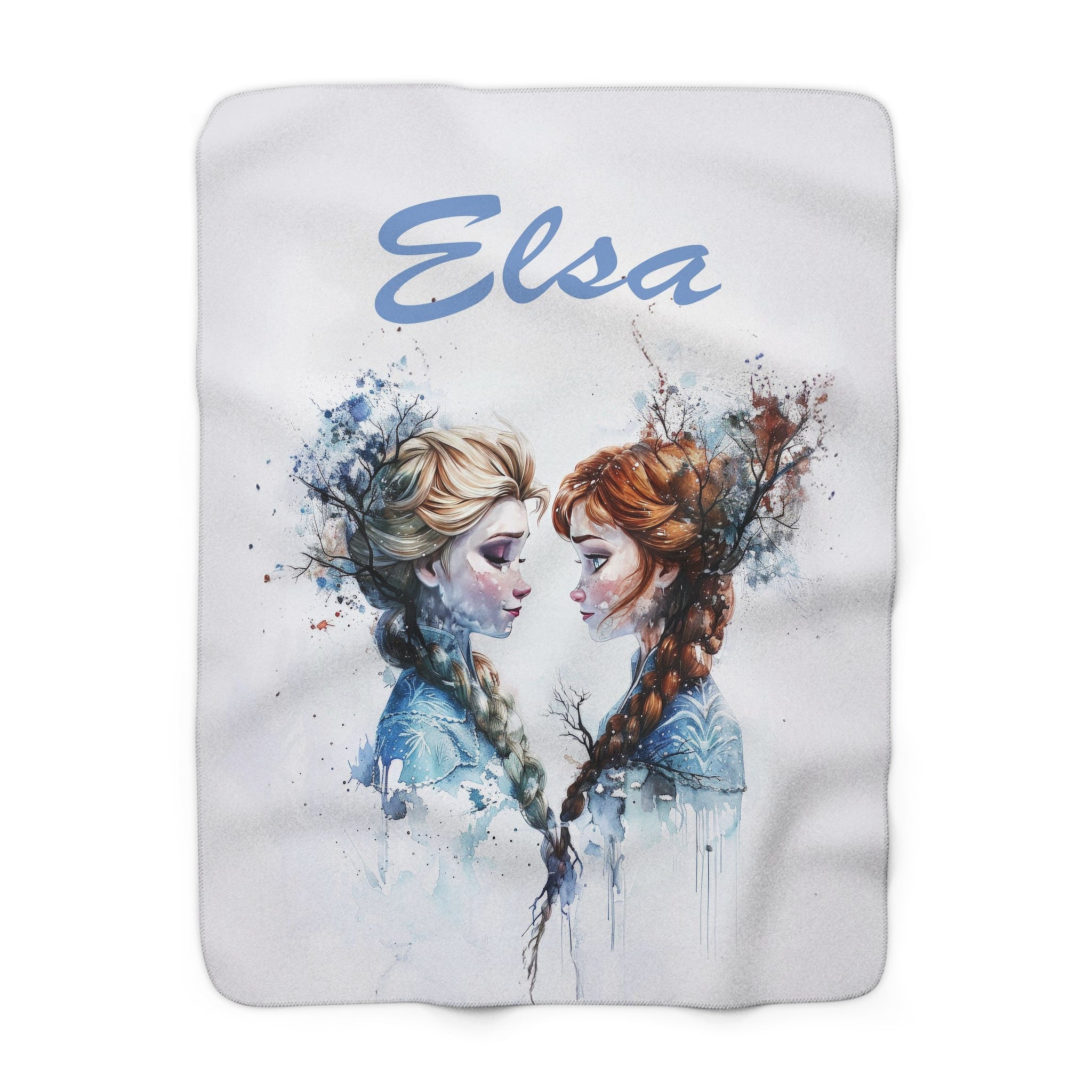 Elsa and Anna Artistic Blanket