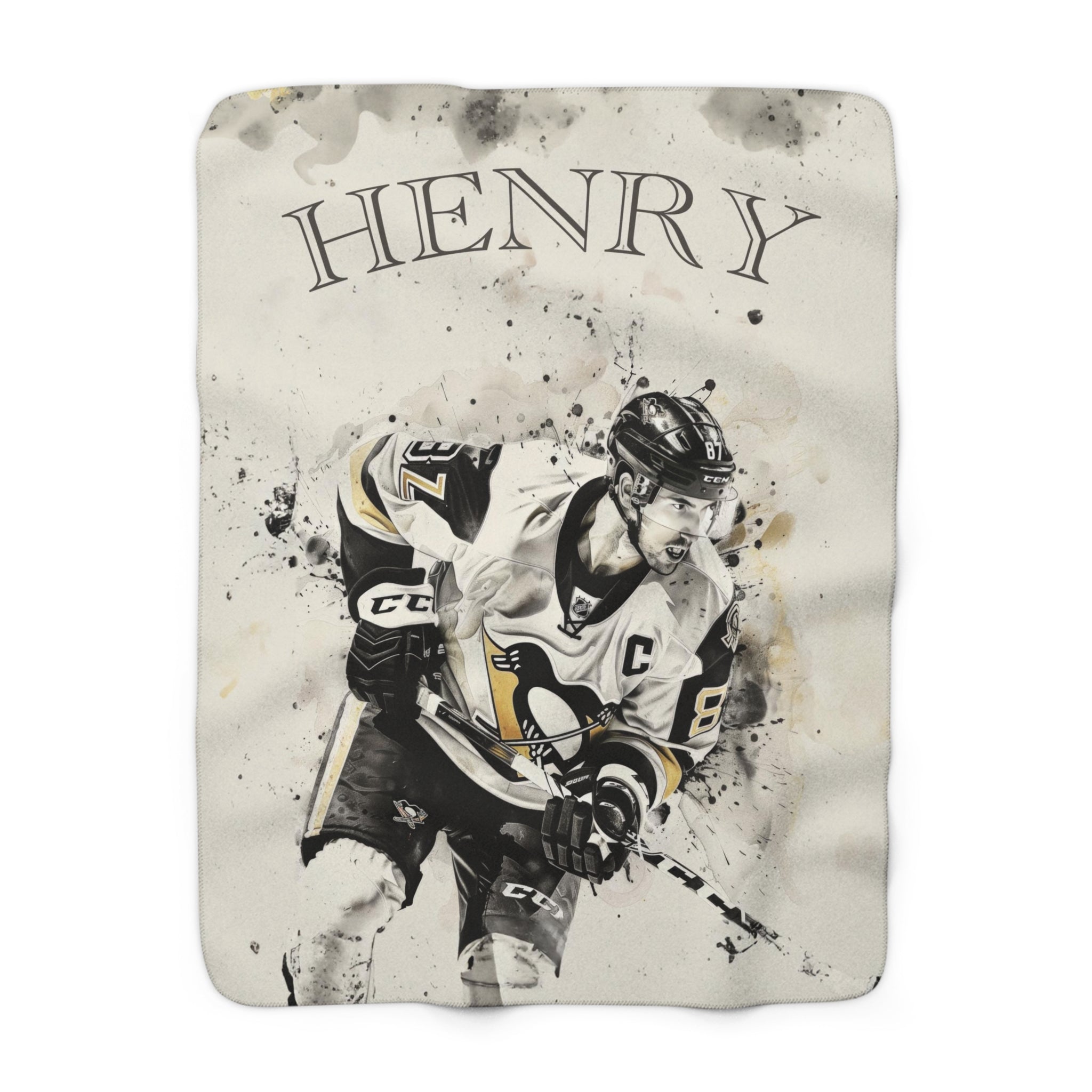 Ice Hockey Artistic Blanket